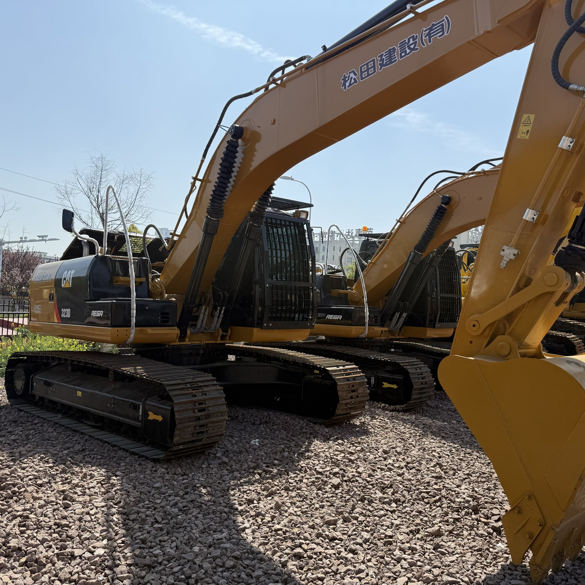 Used Caterpillar 323D Excavator for Sale front view