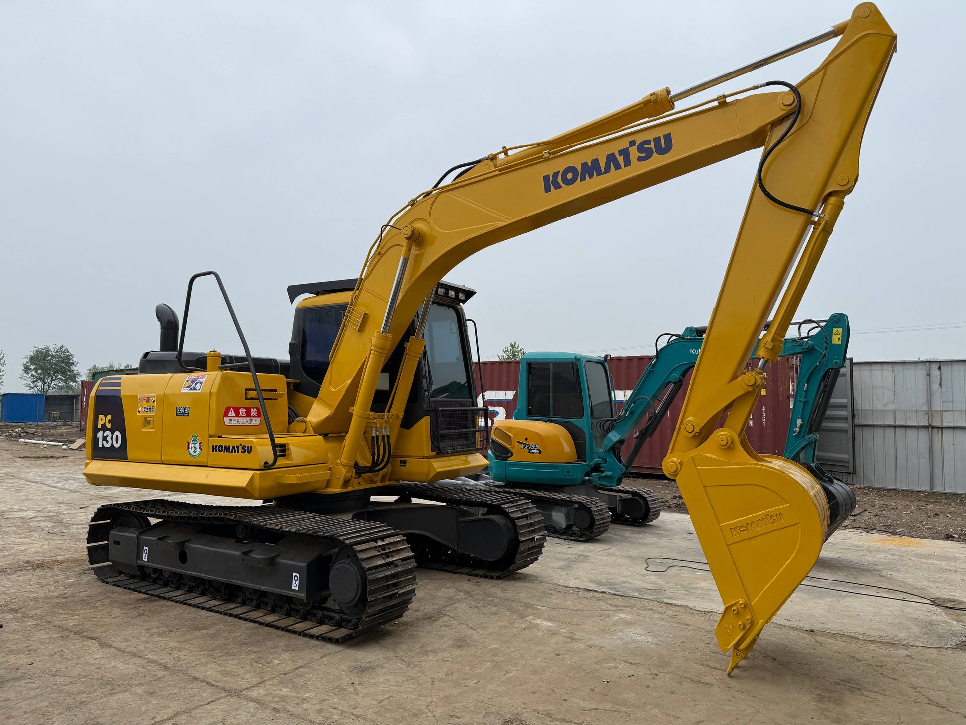 Used Komatsu PC130-8 Excavator for Sale front view