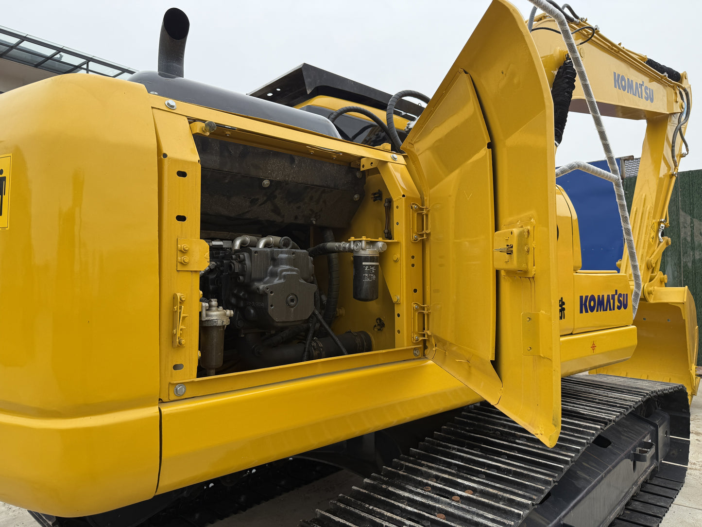 Used Komatsu PC200-8M0 Excavator for Sale rear view for sale