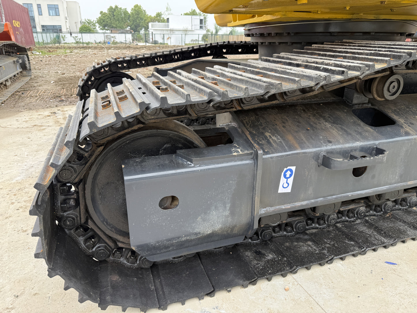 Used Komatsu PC200-8M0 Excavator for Sale engine and hydraulic area for sale