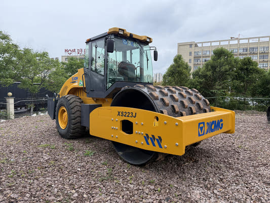 Used XCMG XS223J Road Roller for Sale rear side view