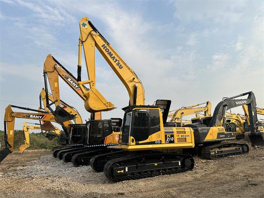 Used Komatsu PC210-8 Excavator for Sale rear side view