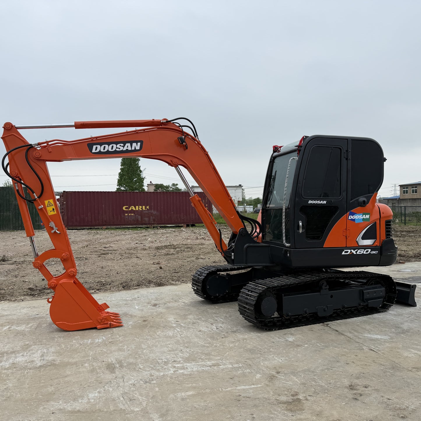 Used DOOSAN DX60-9C crawler excavator real inventory view 1