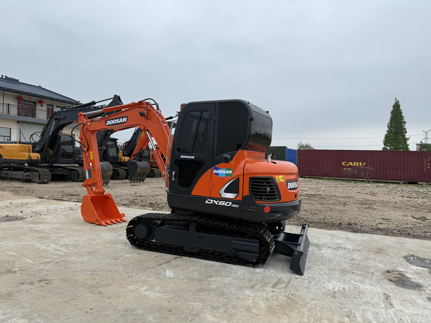 Used DOOSAN DX60-9C crawler excavator real inventory view 3