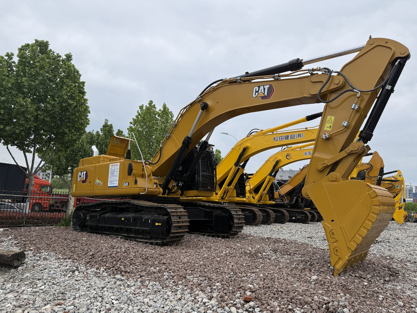 Used Caterpillar 349 Excavator for Sale front view