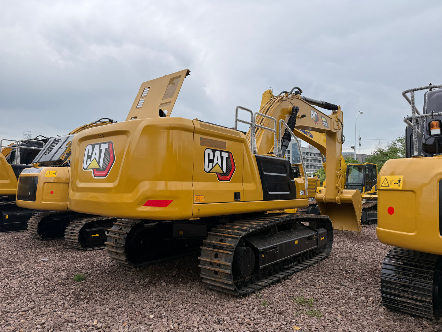 Used CAT 336 crawler excavator real inventory view 5