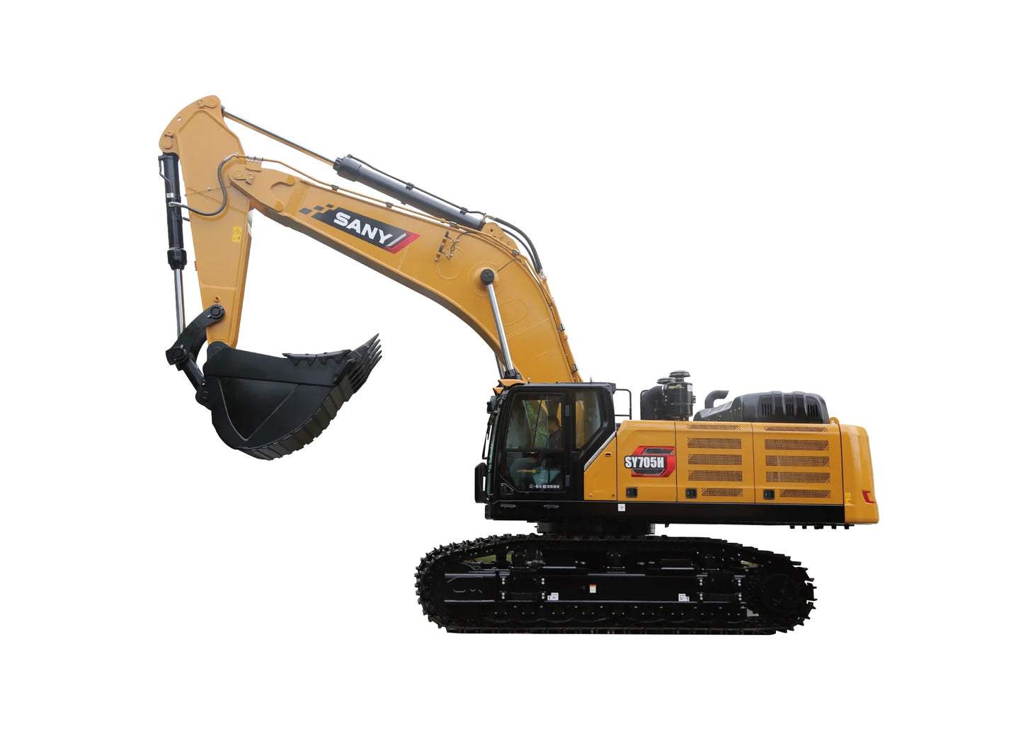 New Sany SY705H-S Excavator for Sale rear side view