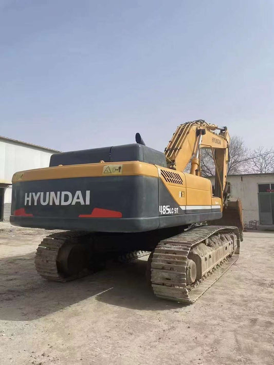Used Hyundai 485LC Excavator for Sale rear side view