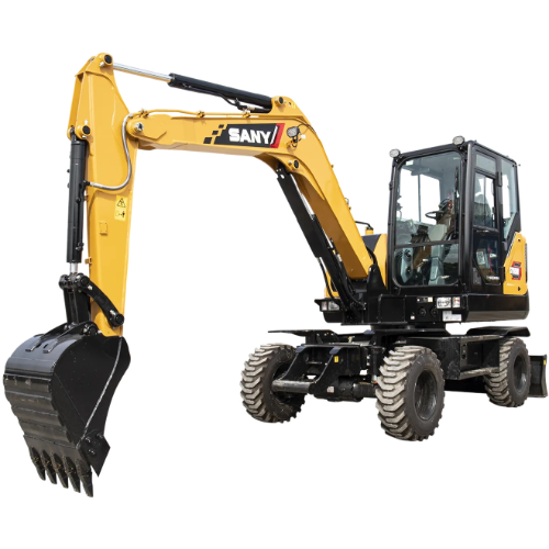 New Sany SY65W Excavator for Sale side view