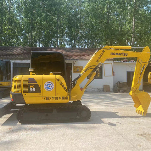 Used Komatsu PC56 Excavator for Sale side view
