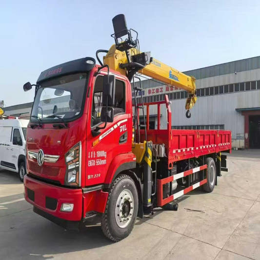 Used Dongfeng 220HP Truck-Mounted Crane for Sale side view
