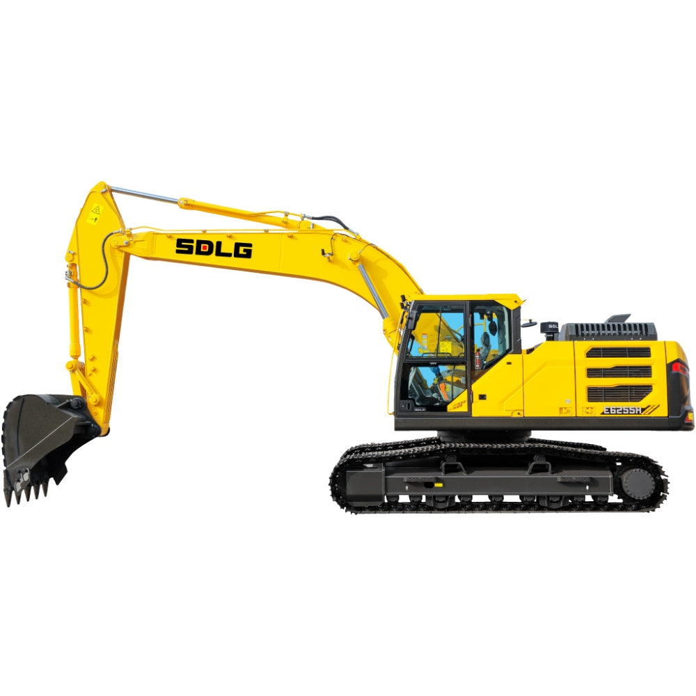 New Sdlg E6255H Excavator for Sale rear side view