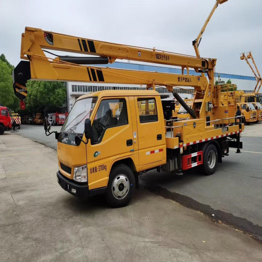 Used JMC SHUNDA 16M ARTICULATED BOOM Aerial Work Platform Truck for Sale side view