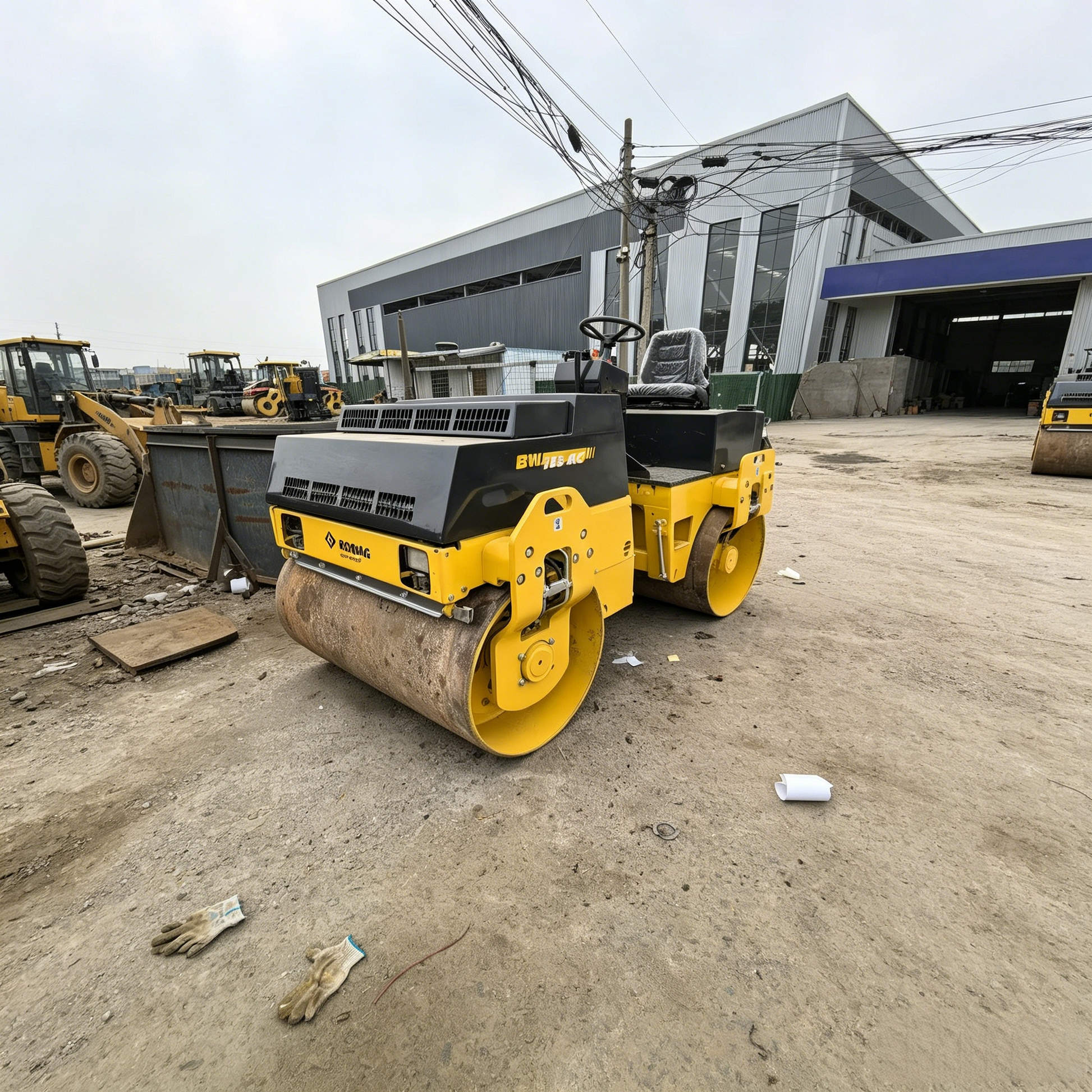 Used Bomag BW138 Road Roller for Sale side view