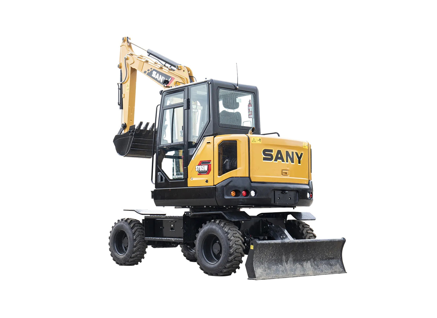 New Sany SY65W Excavator for Sale front view
