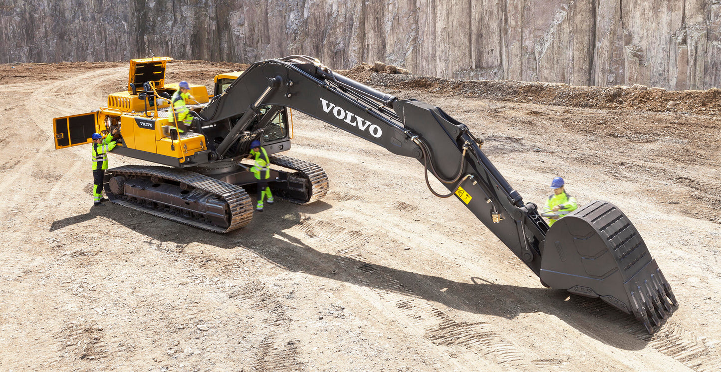 New Volvo EC350D Excavator for Sale rear side view