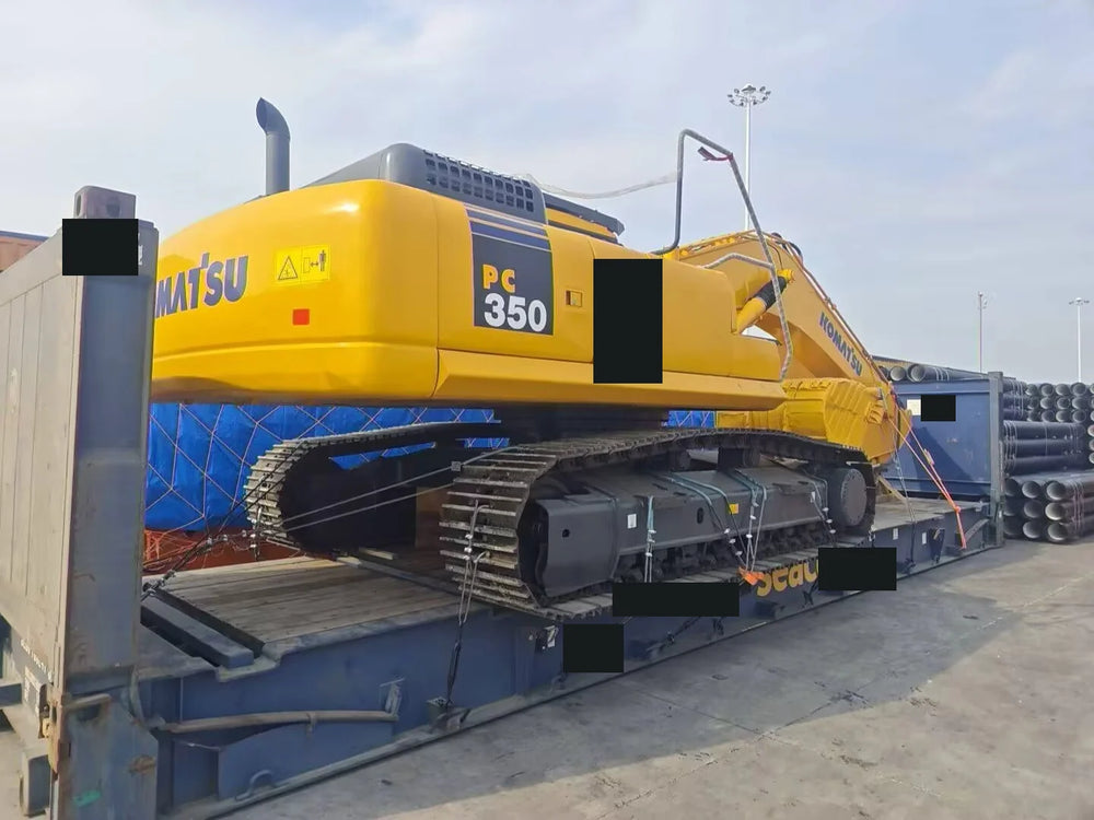Used KOMATSU PC350 for a Malaysian rental business